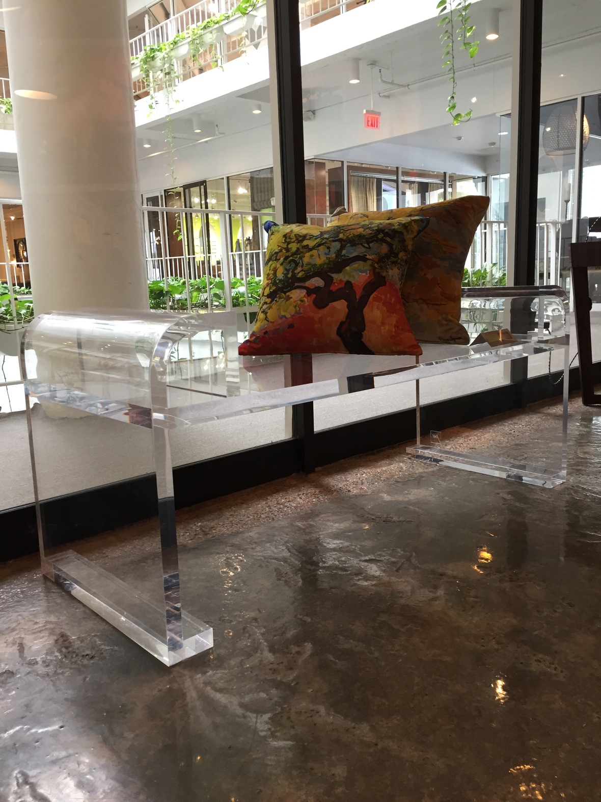 MN 2017 Art Deco Bench Angled View